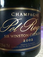 Pol Roger Cuvée Sir Winston Churchill Brut Champagne 2002